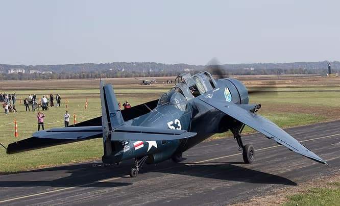 TBM Avenger about to take flight on runway