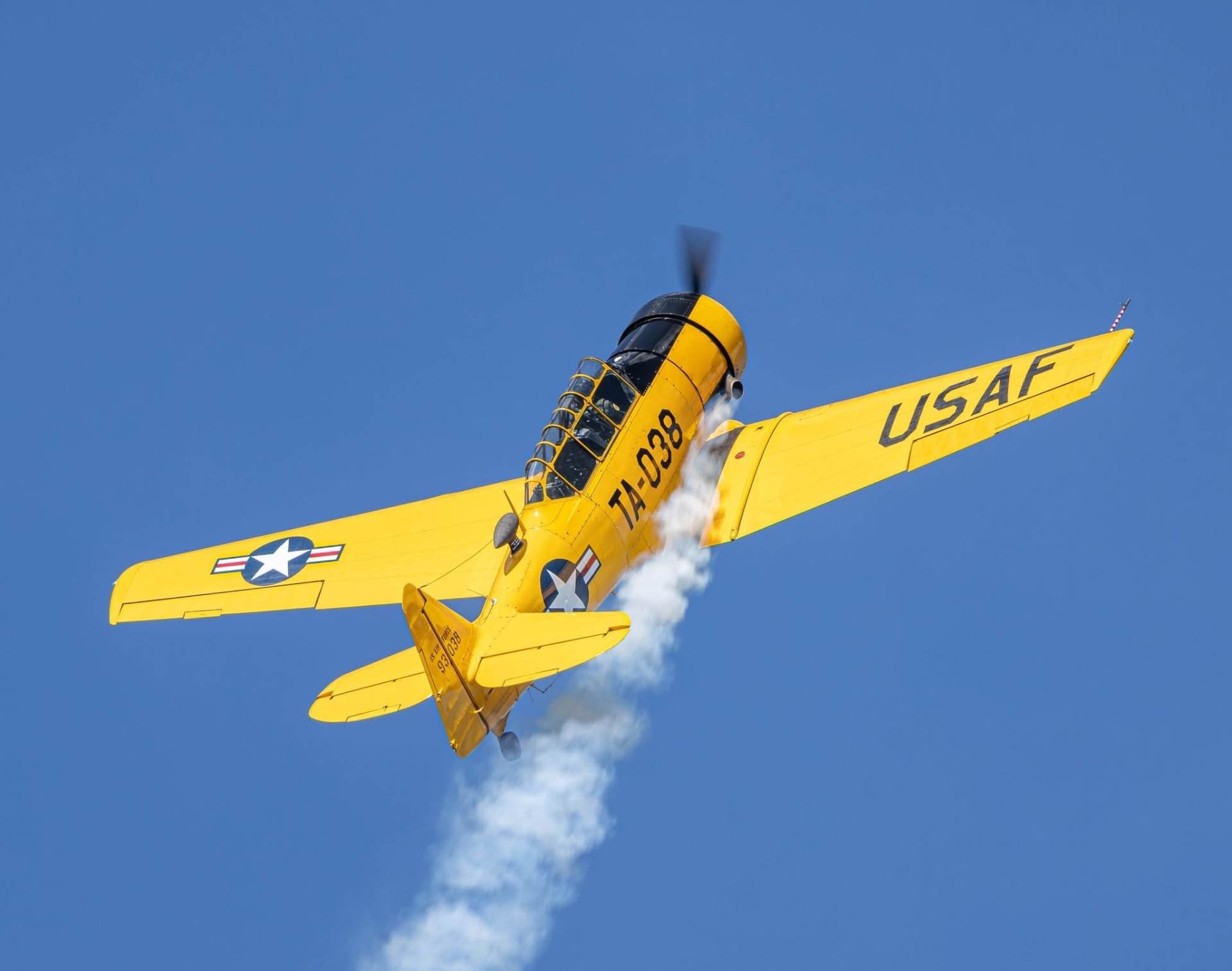 Spanish Lady performer aircraft on display